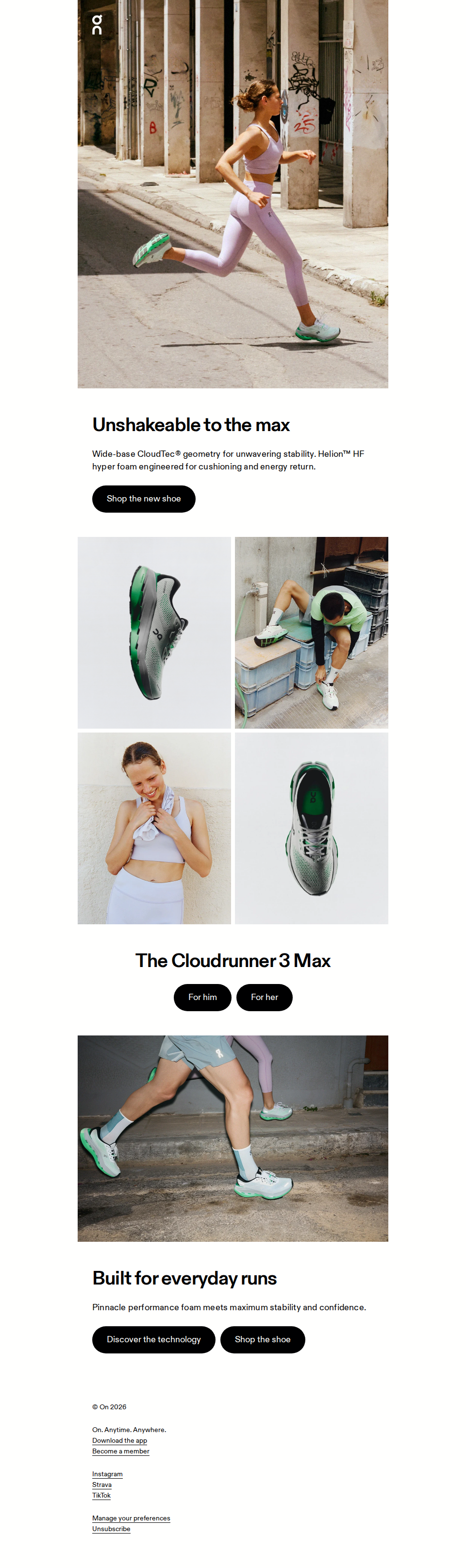 ☁️ Meet the new Cloudrunner 3 Max