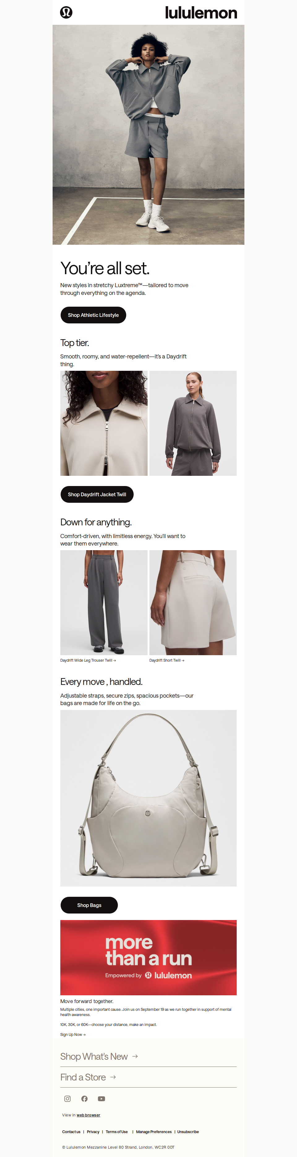 Get set with new Daydrift.