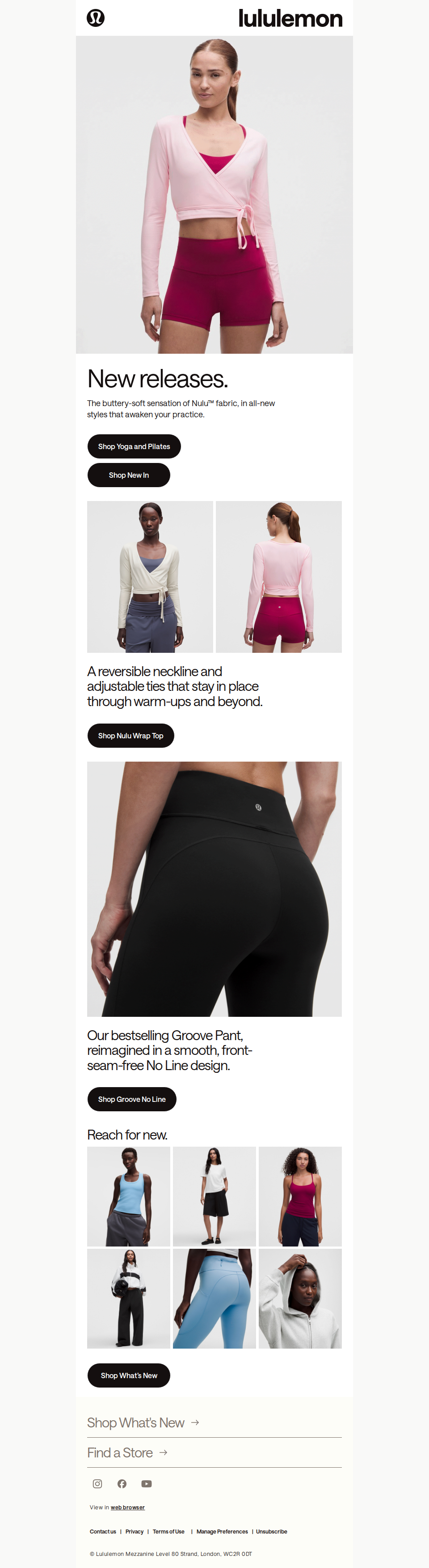 New for Yoga and Pilates.