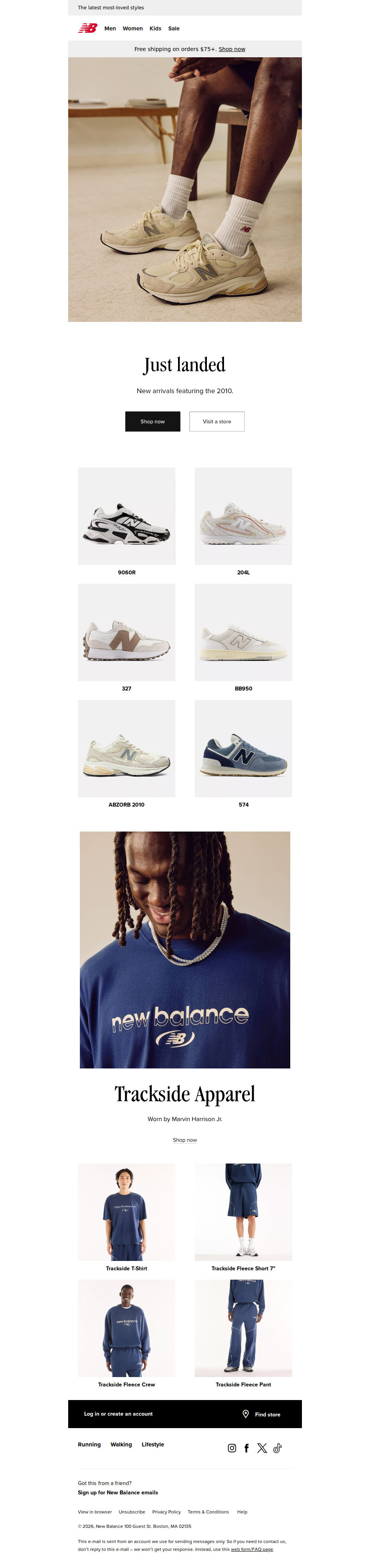 Footwear new arrivals