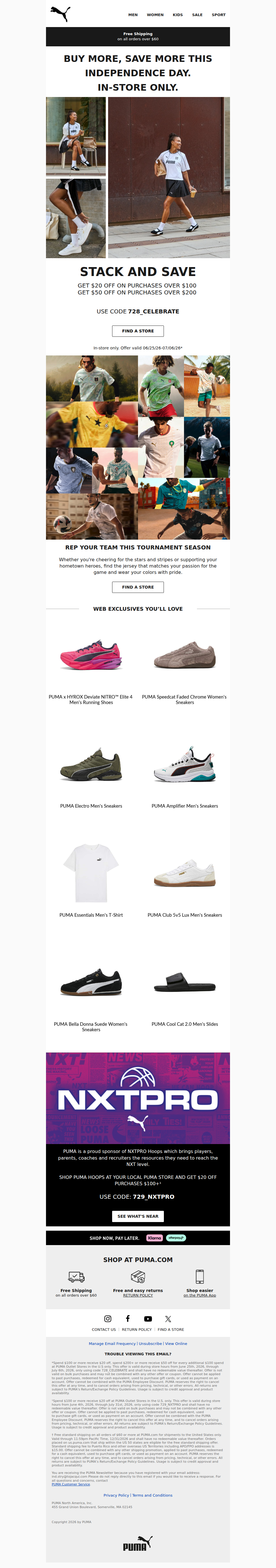 4th of July Savings
