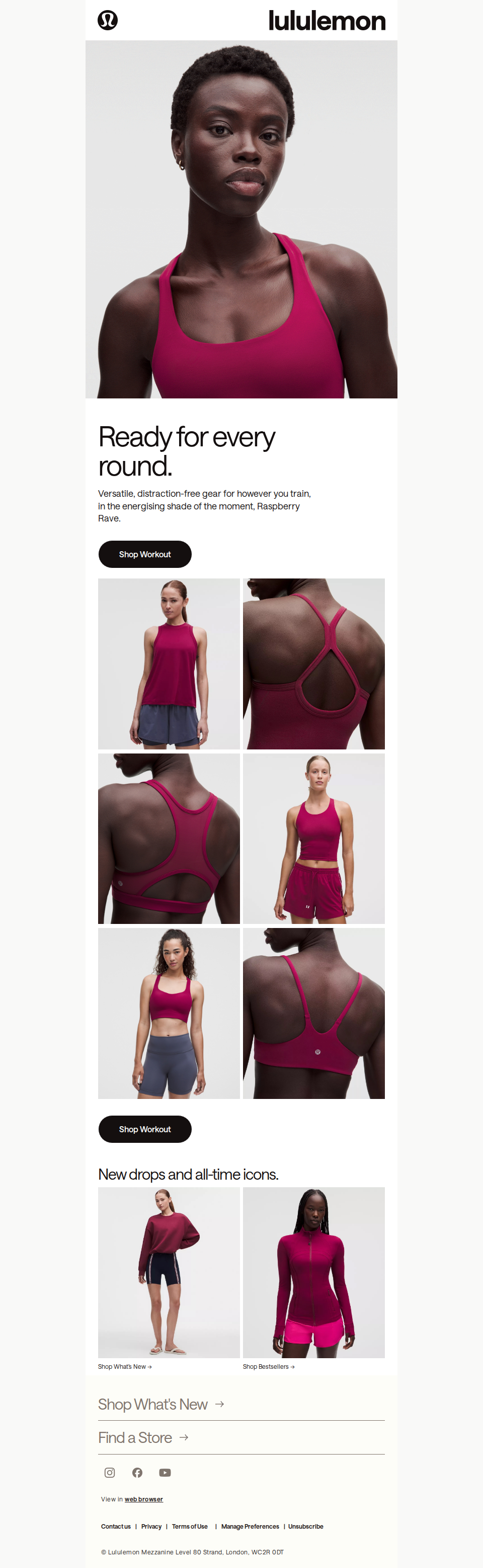 Made for hybrid workouts.