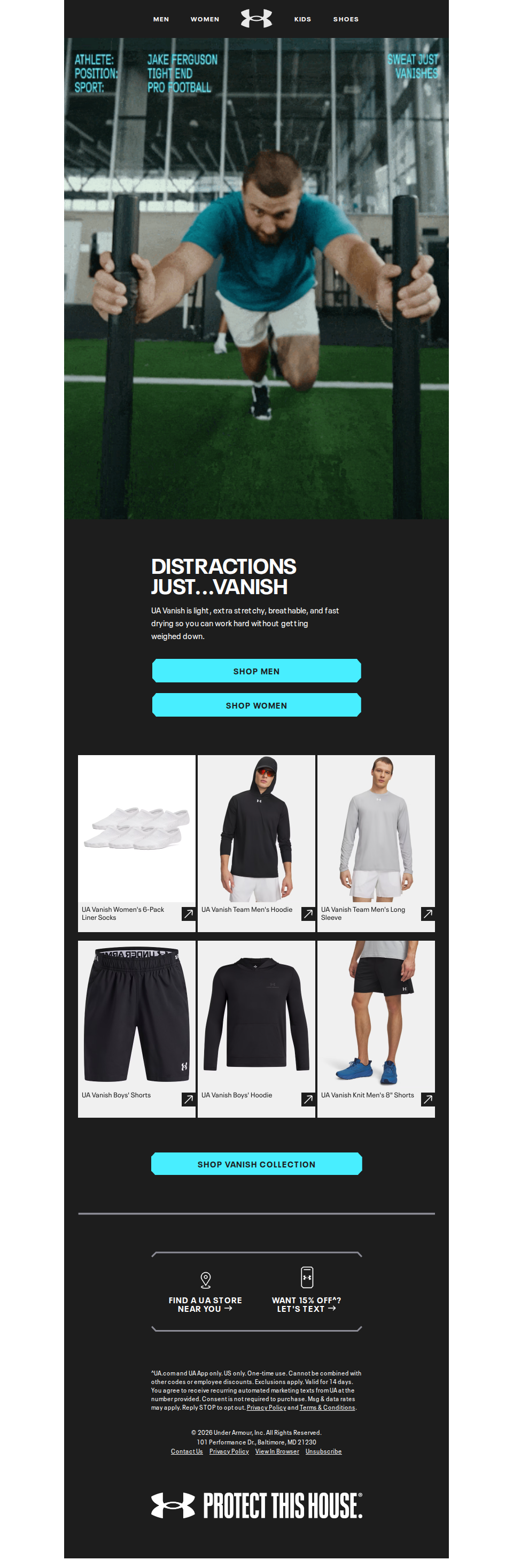 Train without distractions