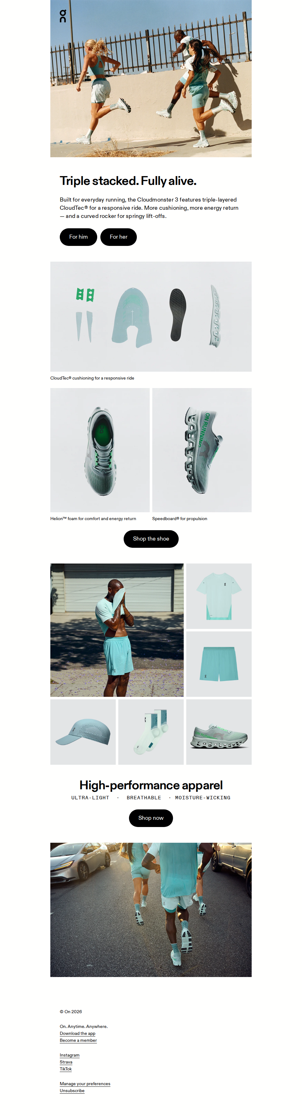 ☁️ New colors: The Cloudmonster 3