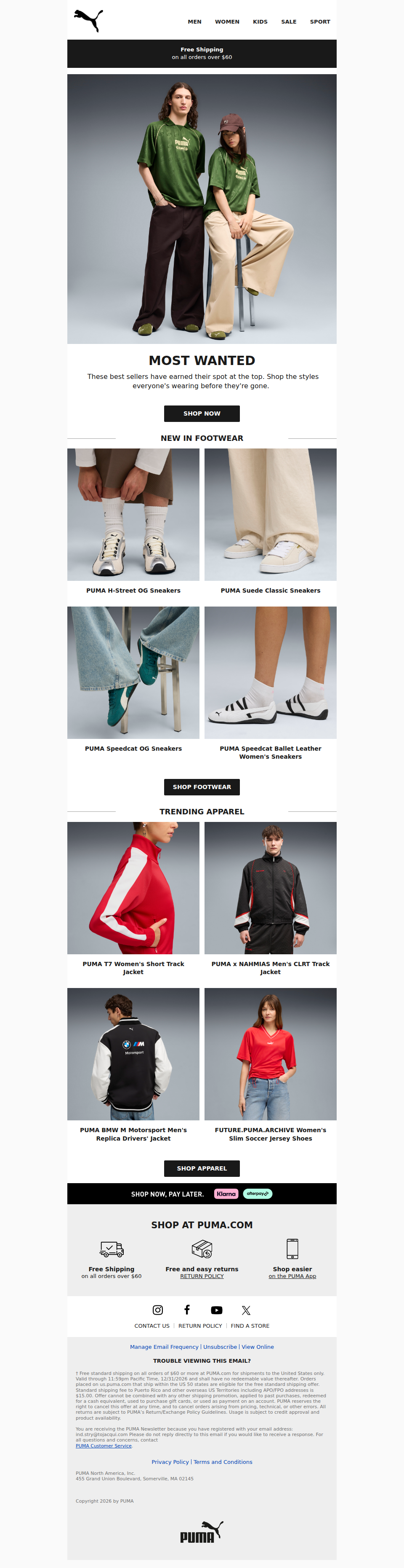 PUMA’s Most Wanted