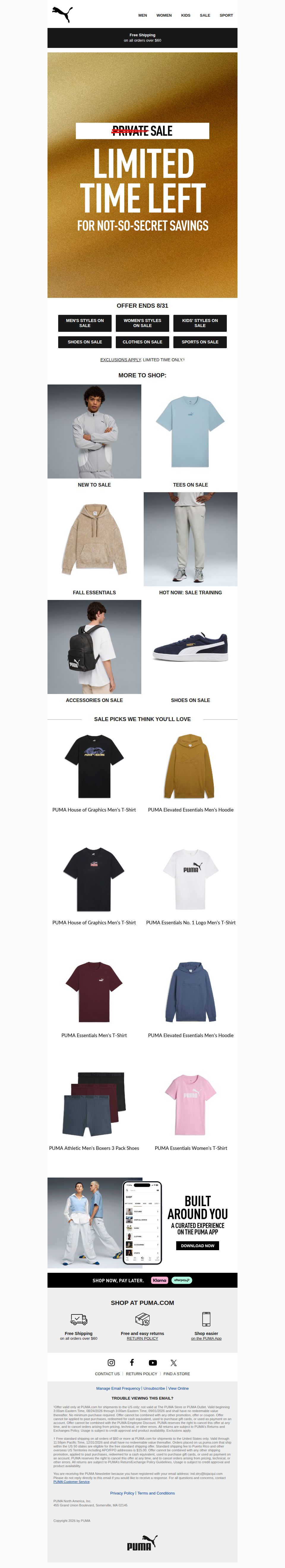 Private Sale: Up to 50% Savings