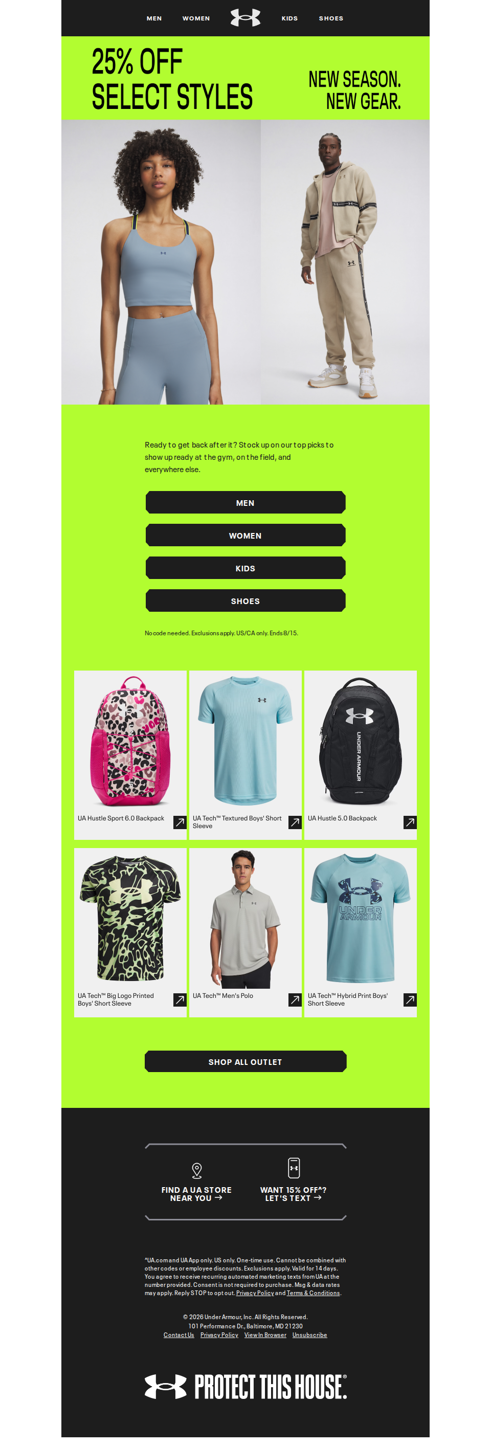 ENDS TODAY: 25% off select styles
