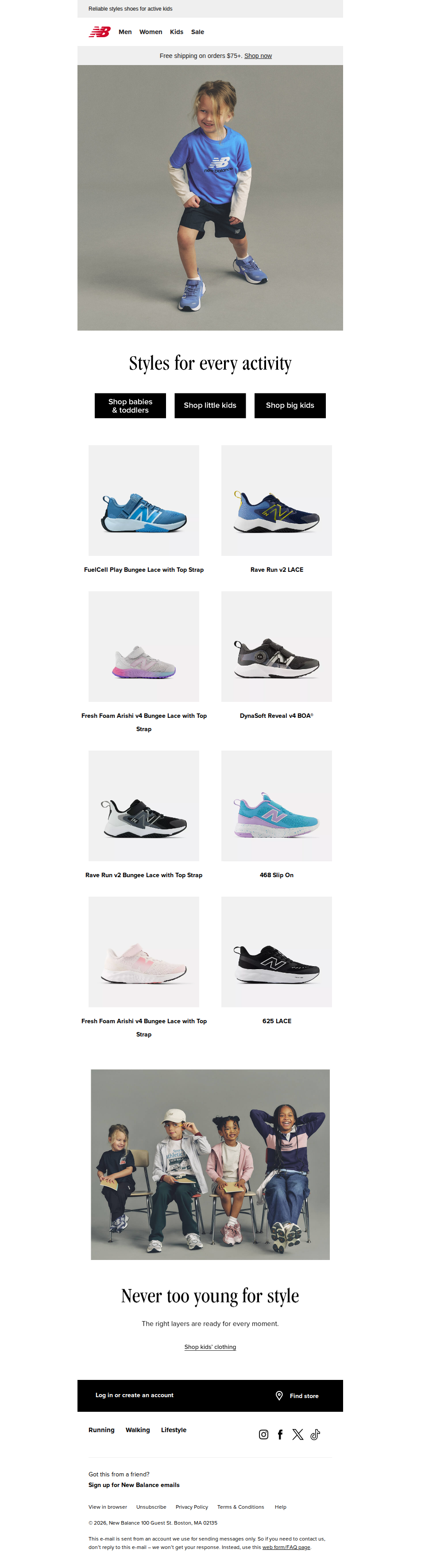 For every stride