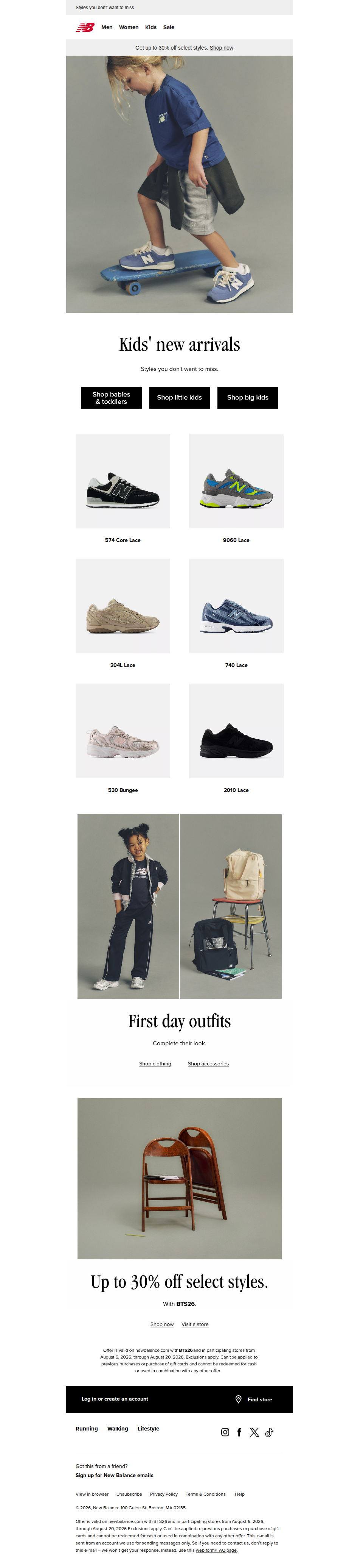 Kids' new arrivals