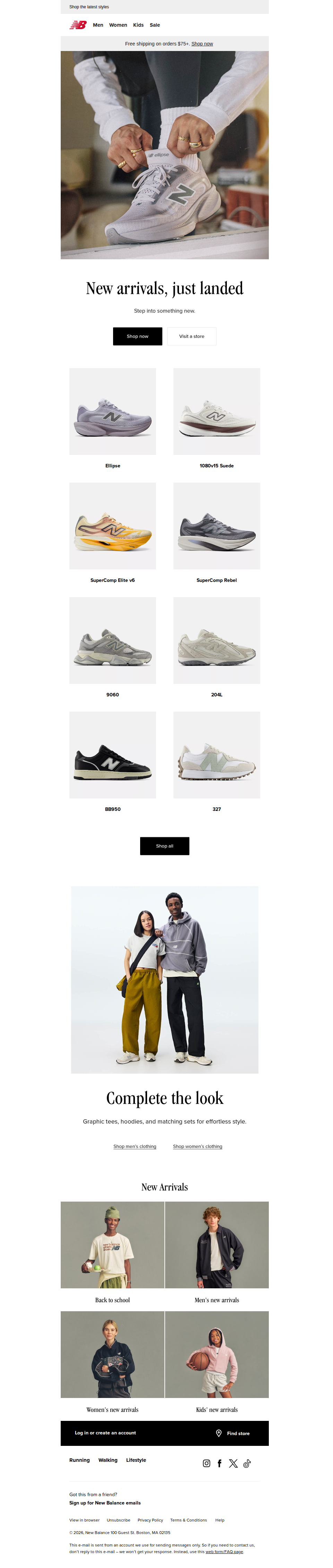 New arrivals
