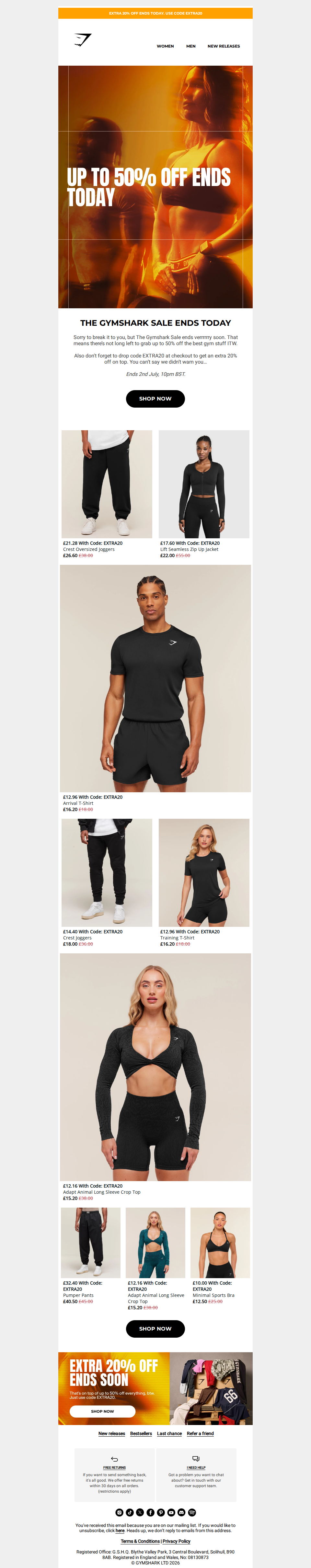 Up to 50% off ends today ⏰