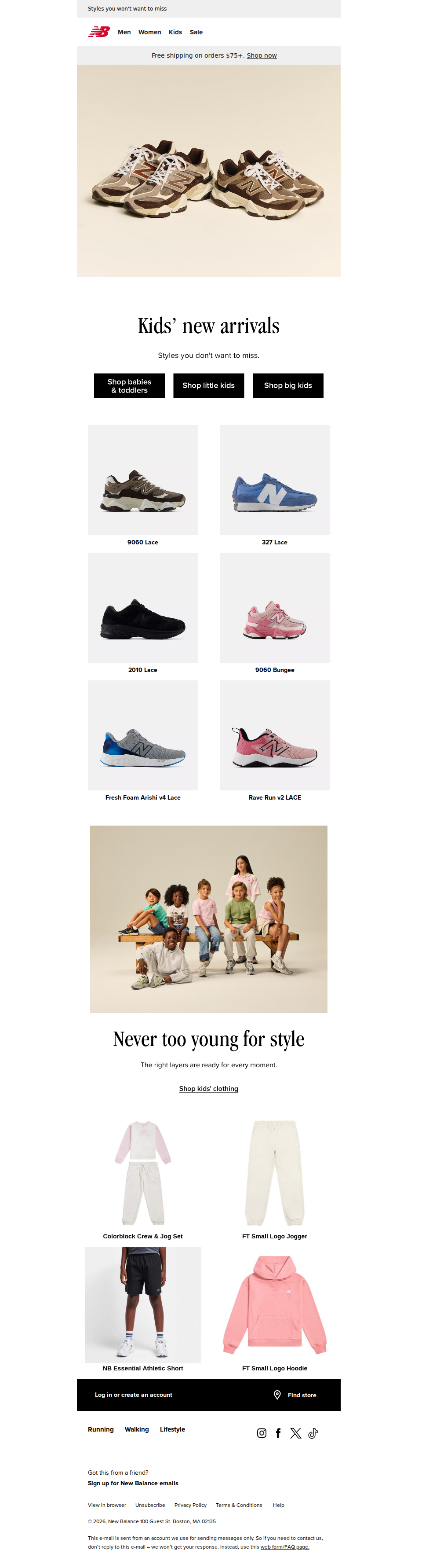 Kids' new arrivals