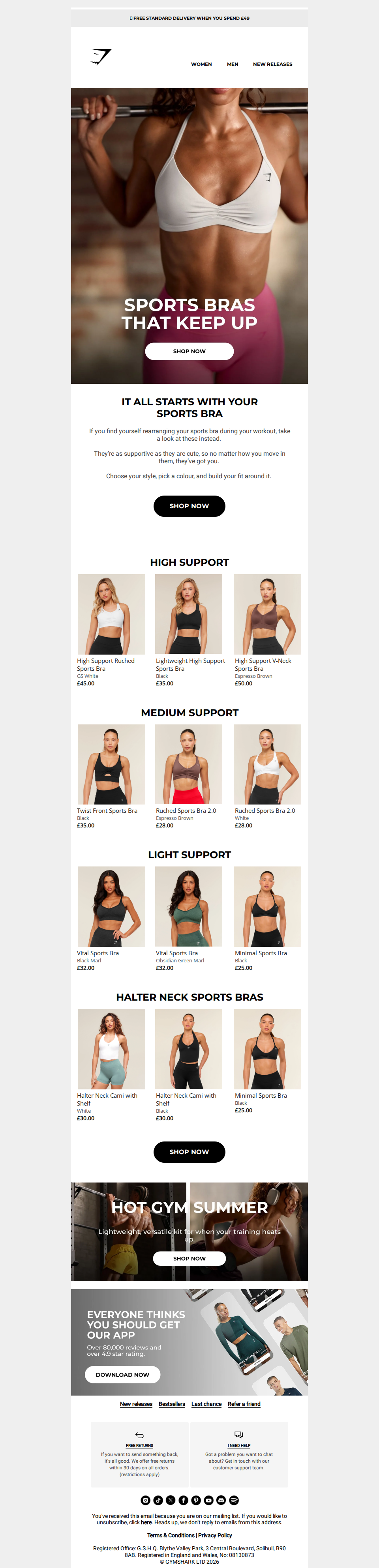 It starts with your sports bra 🏃‍♀️ 🍒