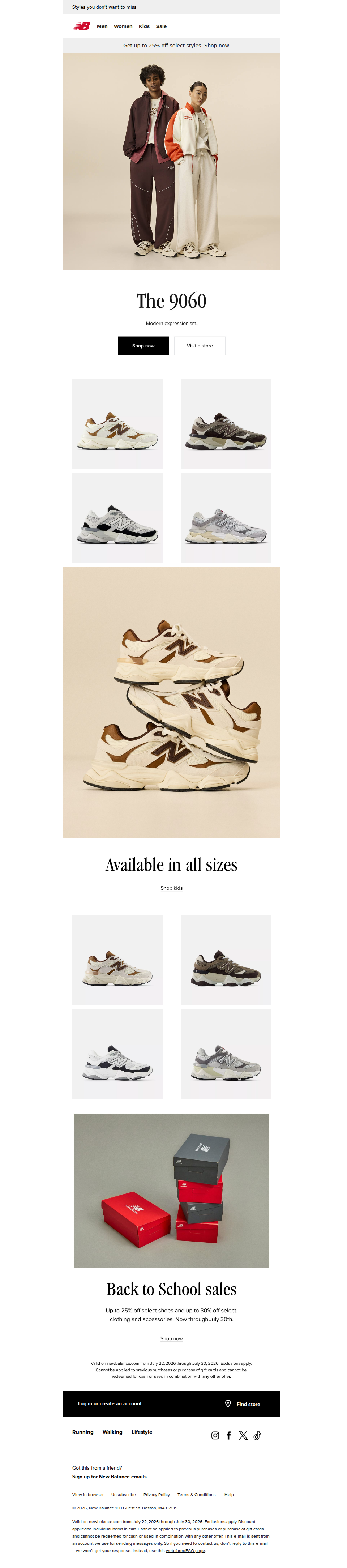The 9060 in new colors